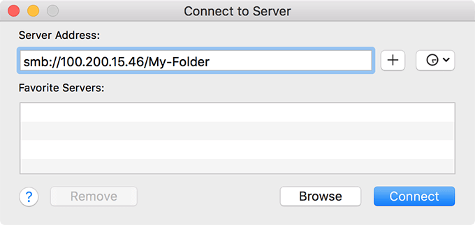 remote server access for mac